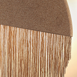 Бра круглое натуральная пробка с бахромой Natural Cork варинант исполнения - 2 | Loft Concept в Сочи