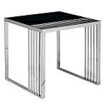 Столик журнальный с черной стеклянной столешницей Embodiment of Contemporary Art  варинант исполнения - 1 | Loft Concept в Сочи