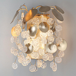 Бра с декоративными подвесками из прозрачного стекла в форме монеток FAIRYTREE Light варинант исполнения - 3 | Loft Concept в Сочи