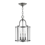 Подвесной светильник с прозрачным стеклянным цилиндрическим плафоном в классическом стиле на цепи Hinkley варинант исполнения - 5 | Loft Concept в Сочи