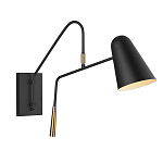 Бра черного цвета с конусным плафоном Feiss варинант исполнения - 1 | Loft Concept в Сочи