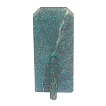 Часы погон ВС подарочные настольные из натурального камня Змеевик Military Clock варинант исполнения - 3 | Loft Concept в Сочи