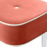 Квадратный мягкий пуф на белых ножках Winton Pouf Square варинант исполнения - 16 | Loft Concept в Сочи