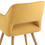 Стул в рогожке желтого цвета NEASAN STOOL варинант исполнения - 6 | Loft Concept в Сочи