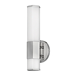 Бра для ванных комнат вертикальное с длинным белым матовым плафоном в форме шестиугольника на круглом основании Hinkley варинант исполнения - 12 | Loft Concept в Сочи