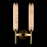 Бра с 2-мя цилиндрическими каменными плафонами Wand of Light варинант исполнения - 1 | Loft Concept в Сочи