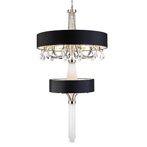 Люстра Luccу Maxi с Черным Тканевым Плафоном