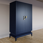 Платяной шкаф Elsa Dreams Blue с 2-мя фасадами варинант исполнения - 1 | Loft Concept в Сочи