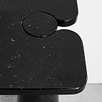 Консоль чёрная на 2-х конусообразных ножках Eros варинант исполнения - 1 | Loft Concept в Сочи