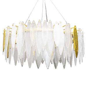 Люстра круглая с подвесками Harmony of Shine 