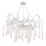 Люстра подвесная с прозрачными подвесками в форме капель Droplet Chandelier варинант исполнения - 4 | Loft Concept в Сочи