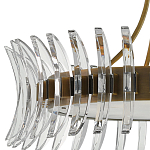 Люстра круглая с прозрачными элементами в форме полумесяца Crescent варинант исполнения - 1 | Loft Concept в Сочи