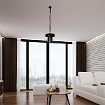 Подвесной светильник с черным металлическим плафоном Capability варинант исполнения - 1 | Loft Concept в Сочи