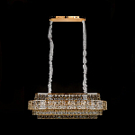 Люстра овальной формы хрустальная в неоклассическом стиле Majesty варинант исполнения - 2 | Loft Concept в Сочи