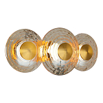 Бра из трех стеклянных фактурных дисков Eyepiece варинант исполнения - 3 | Loft Concept в Сочи