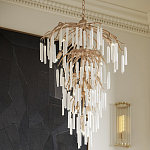 Люстра многоярусная с трубчатыми подвесками Dripping Crystals варинант исполнения - 5 | Loft Concept в Сочи