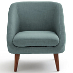 Кресло бирюзовое Pauley Turquoise Armchair варинант исполнения - 2 | Loft Concept в Сочи