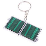 Зеркало брелок складное двухстороннее из натурального камня Малахит Stone Mirrors варинант исполнения - 5 | Loft Concept в Сочи