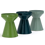 Приставной стол из керамики Manufacto Blue варинант исполнения - 3 | Loft Concept в Сочи