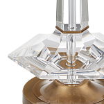 Настольная лампа с прозрачным корпусом и фактурным абажуром Charm and Luxury варинант исполнения - 1 | Loft Concept в Сочи