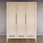 Большой Шкаф Primo Светлый дуб с 3 дверьми и 3 выдвижными ящиками варинант исполнения - 1 | Loft Concept в Сочи