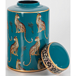 Ваза фарфоровая с крышкой Leopard Ccollection варинант исполнения - 2 | Loft Concept в Сочи