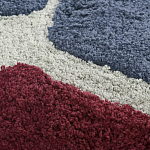 Чехол на подушку с рисунком серо-синего цвета Elan Textured варинант исполнения - 4 | Loft Concept в Сочи