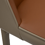 Стул барный с терракотовой обивкой из экокожи Spectacular High Chair варинант исполнения - 3 | Loft Concept в Сочи