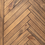 Шкаф из массива сосны с орнаментом "Ёлочка" Geometric Ornament варинант исполнения - 5 | Loft Concept в Сочи