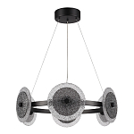 Люстра с плафонами из фактурного двойного стекла Heterochromia варинант исполнения - 3 | Loft Concept в Сочи