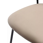 Стул Singer Chair без подлокотников светло-коричневый Велюр варинант исполнения - 5 | Loft Concept в Сочи