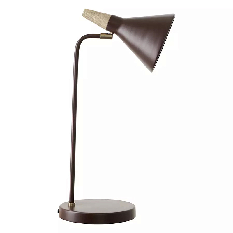 Настольная лампа с конусообразным плафоном Plum Table Lamp Сливовый в Сочи | Loft Concept 