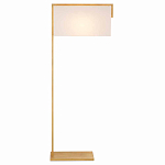 Торшер с прямоугольным абажуром на золотом металлическом каркасе Rectangular Plane  варинант исполнения - 4 | Loft Concept в Сочи
