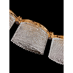 Люстра линейная с текстурными овальными абажурами Splendor Palace Style варинант исполнения - 4 | Loft Concept в Сочи