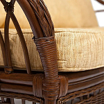 Комплект уличной мебели из ротанга Clara коричневый варинант исполнения - 5 | Loft Concept в Сочи