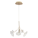 Подвесной светильник с белыми и прозрачными цветочными лепестками Wintery flovers варинант исполнения - 1 | Loft Concept в Сочи
