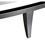 Комод фактурный серебристый с дверцами Silver Chest of Drawers варинант исполнения - 3 | Loft Concept в Сочи