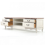 ТВ-тумба в стиле прованс из массива берёзы Interiors Romance варинант исполнения - 3 | Loft Concept в Сочи