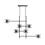 Каркасная люстра Balance варинант исполнения - 1 | Loft Concept в Сочи