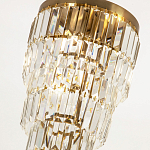 Многоярусная люстра с прямоугольными хрустальными подвесками Allard Crystal Chandelier варинант исполнения - 2 | Loft Concept в Сочи