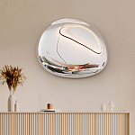 Абстрактная скульптура на стену в виде капли воды Water Outline варинант исполнения - 4 | Loft Concept в Сочи