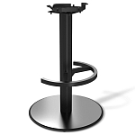 Барный стул вращающийся со спинкой и подлокотниками Douglas Rhombus Синий Велюр варинант исполнения - 3 | Loft Concept в Сочи