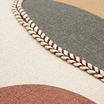 Подушка декоративная с геометрическим узором и плетенными вставками Divine Abstractions варинант исполнения - 2 | Loft Concept в Сочи