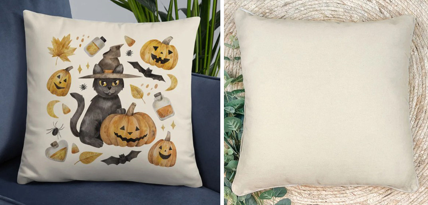 Подушка Halloween Pumpkin Cat Подушка Halloween Pumpkin Cat - Loft-Concept в Сочи