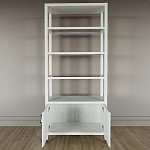 Стеллаж со стеклянными полками Elsa Dreams White варинант исполнения - 3 | Loft Concept в Сочи