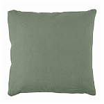 Подушка декоративная хлопковая мятного цвета с абстрактным принтом Elysian Flow Breeze варинант исполнения - 2 | Loft Concept в Сочи