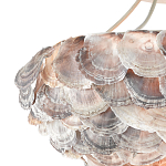 Потолочный светильник с каскадным абажуром из ракушек Sea Ravens варинант исполнения - 1 | Loft Concept в Сочи