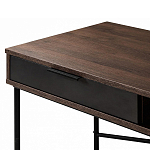 Стол рабочий в стиле лофт с ящиком и нишей для хранения Urban Style Space 2 варинант исполнения - 2 | Loft Concept в Сочи