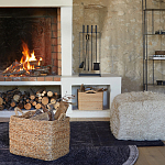 Пуф из шерсти Berthe Fluffy Pouf варинант исполнения - 3 | Loft Concept в Сочи