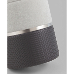 Пуф Mauldine с ящиком серо-черный с экокожей варинант исполнения - 3 | Loft Concept в Сочи